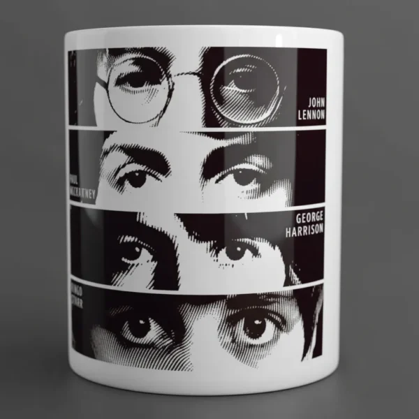Taza de The Beatles | Taza de cerámica 11 oz para fans del rock clásico