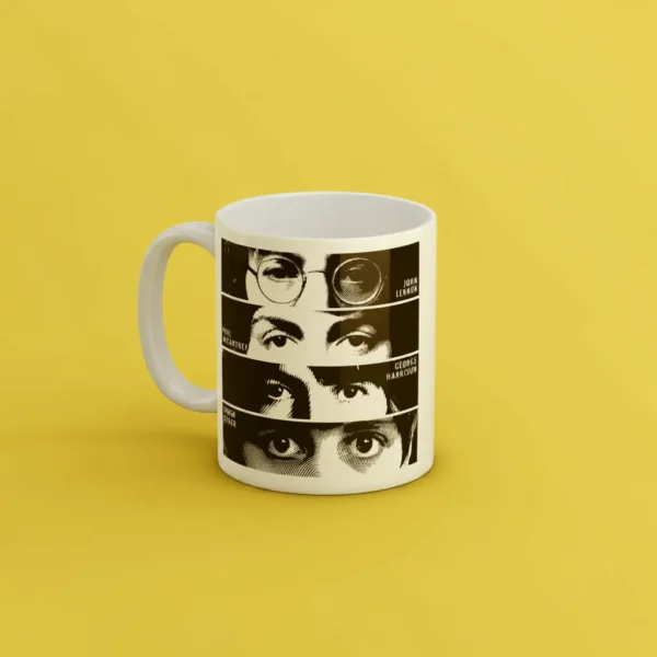 Taza de The Beatles | Taza de cerámica 11 oz para fans del rock clásico